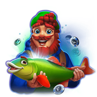 Mężczyzna trzyma rybę w rękach w Flagman Casino 7